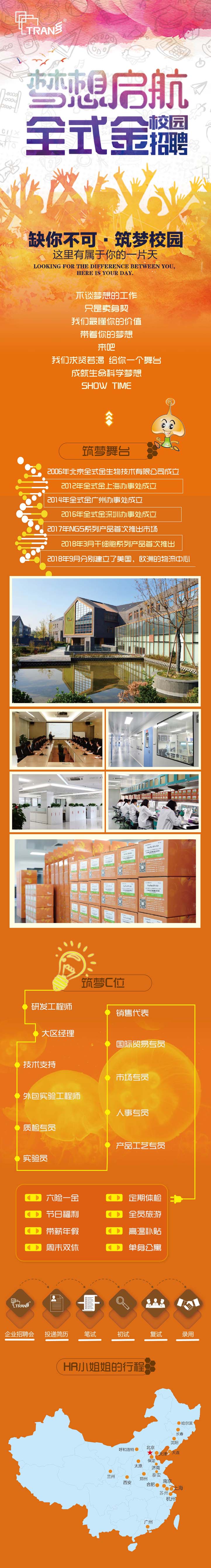 夢(mèng)想啟航·2018全式金生物秋季校園招聘開始啦